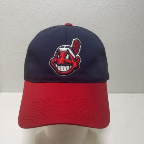 Cleveland Indians Baseball Adjustable OSFA Hat Cap Blue Red Chief