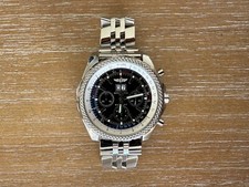 BREITLING BENTLEY 6.75 BLACK DIAL CHRONOGRAPH STAINLESS STEEL A4436212/B728 2