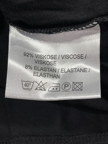 Signature T-Shirt Größe Medium 12-14 schwarz Blumen Strick Damen Top NEU EU42 UVP 49€ - Bild 11 von 12