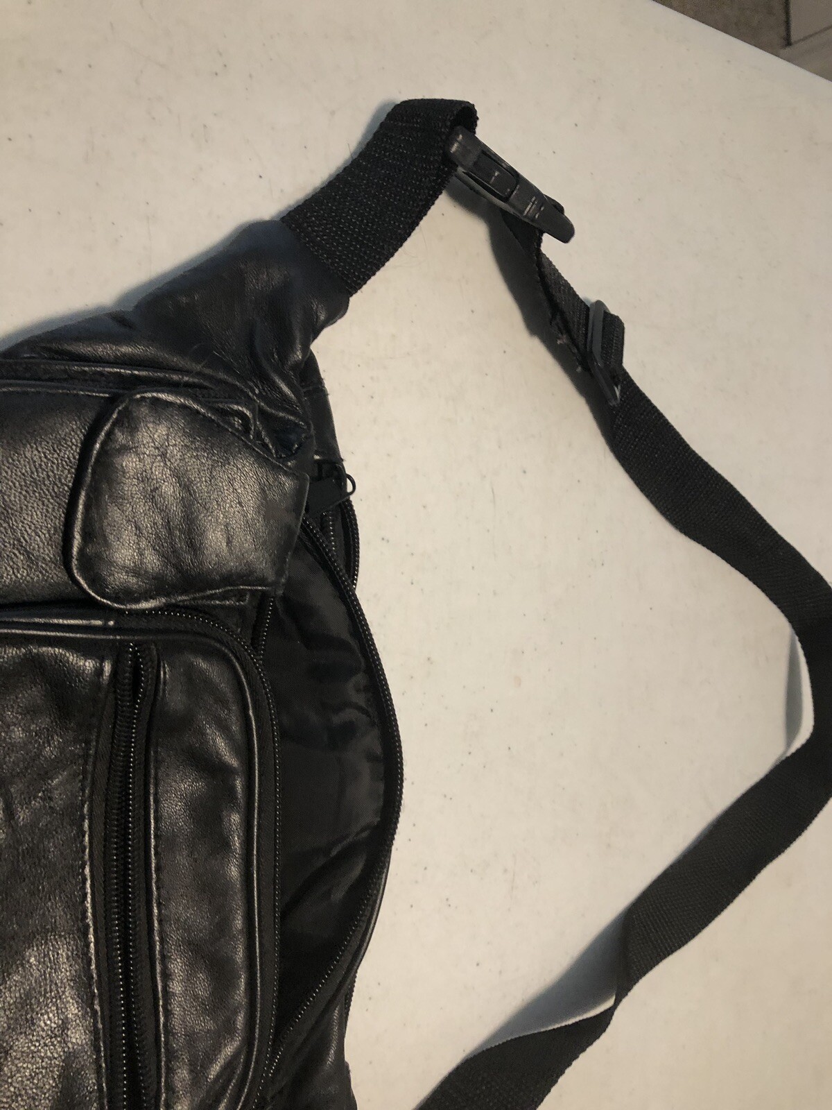 Vintage Black Fanny Pack 80’s 90’s Fanny Pack aa24 Gem