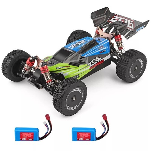 Wltoys XKS 144001 RC Car 60km/h High Speed 1/14 2.4GHz RC Buggy 4WD Racing Car - Foto 6 di 7