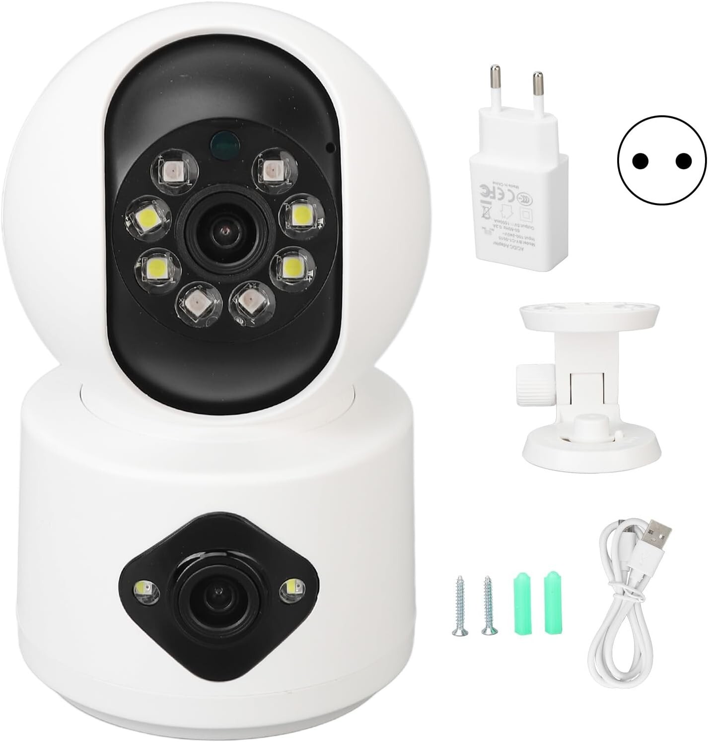 Smart Camera Interni HD Motion Detection: Controllo WiFi 100-240V