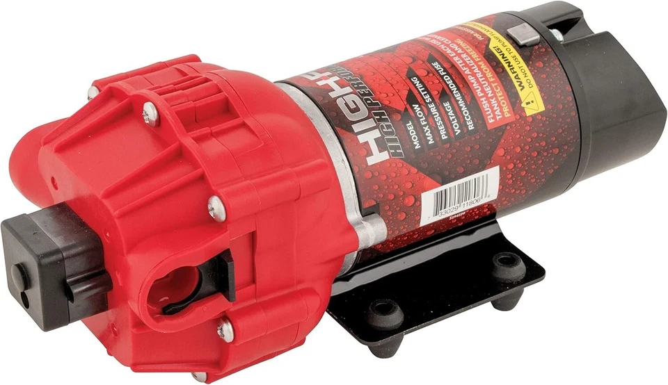 High Flo Heavy Duty 12V Demand Pump - Self-Priming, 4.5 GPM, No Loss of Flow - Image 2 of 2