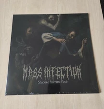 MASS INFECTION-SHADOWS BECAME FLESH*2018 SEALED*SIGNED LP*DEATH,VEKTOR,BEHEMOTH