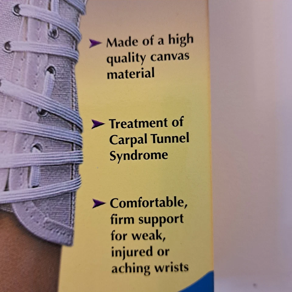 Férula de lona con cordones Bell Horn - Soporte de muñeca 7" XSmall - Mediano Foto 3 de 4