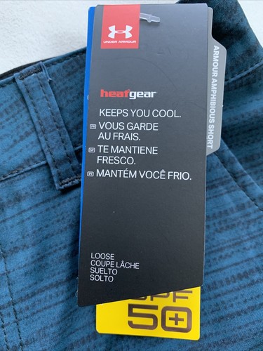 UNDER ARMOUR Boys Golf Shorts Amphibious HeatGear UPF 50 Quick Dry NWT SIZE 20 - Picture 5 of 7