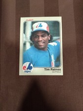 1983 Fleer TIM RAINES EXPOS #292 
