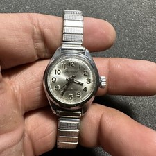 Vintage Lucerne Ladies Mechanical Wind Up Watch For Parts Or Repair Not Working