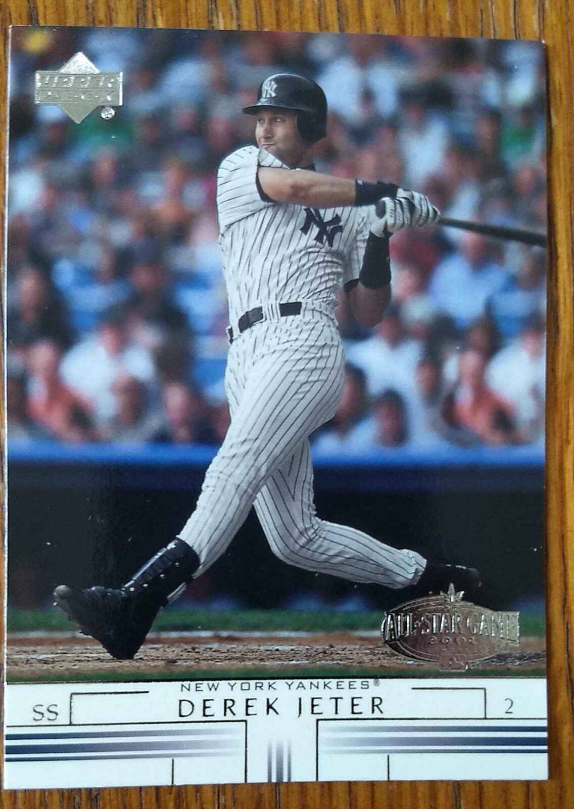 DEREK JETER, 2002 UPPER DECK, 2001 ALL STAR GAME #233, YANKEES