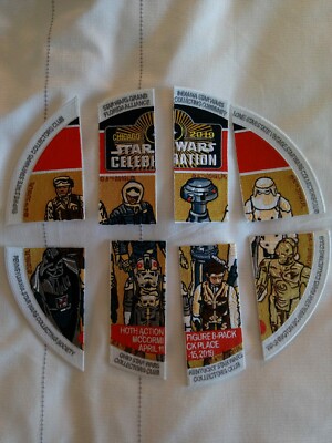 Star Wars Celebration Chicago 2019 Hoth Actionfigur 8er Pack Patch komplett