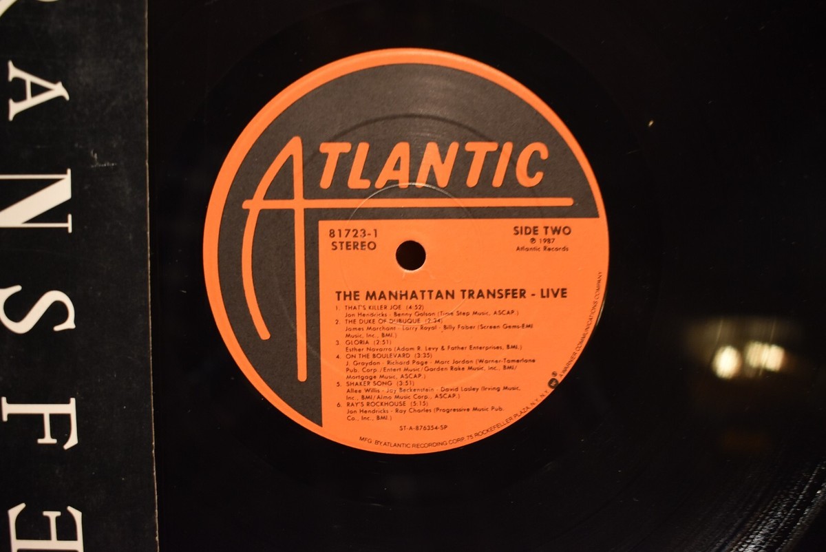 マンハッタン・トランスファー/”ライヴ“ The Manhattan Transfer LIVE LP | eBay