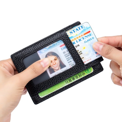 Men RFID Blocking Wallet Credit Card Holder ID Cards Change Purse with Key Chain - Picture 15 of 34
