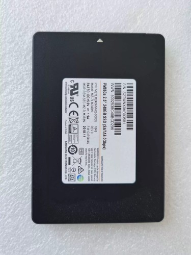 Samsung PM863a 2.5"240GB SSD SATA 6.0Gpbs Solid State Drive MZ-7LM240N - 第 1/2 張圖片