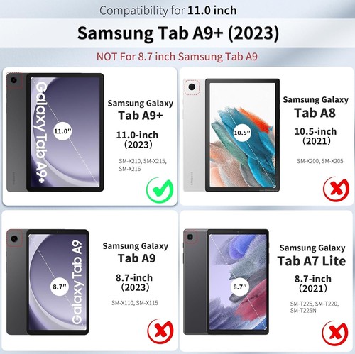 Leather Magnetic Smart stand Case for Samsung Galaxy Tablet A9 Plus 11 Inch 2023 - 第 2/8 張圖片