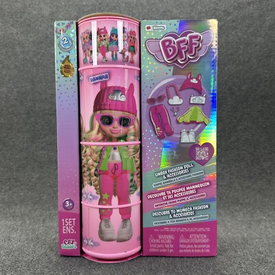 Cry Babies BFF Series 2 Hannah 8'' Doll with Accessories - Brand New
