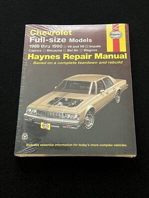 1969-1990 Chevrolet Full Size Impala Caprice Haynes Repair Manual | 1983