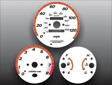 White Face Gauges for 1996-2001 Honda CR-V Manual