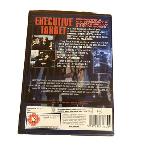 Executive Target 1986 DVD : Michael Madsen, Roy Scheider,Angie Everhart - Picture 2 of 2