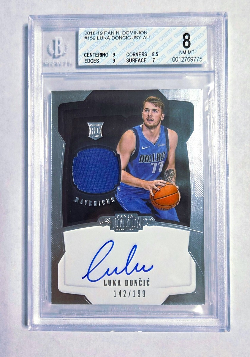 2018-19 Panini Dominion - Rookie Jersey Autograph Luka Dončić #159