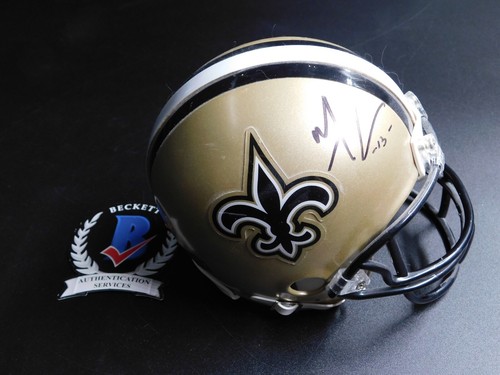 Michael Thomas Signed Autographed New Orleans Saints TB VSR4 Mini Helmet BAS COA