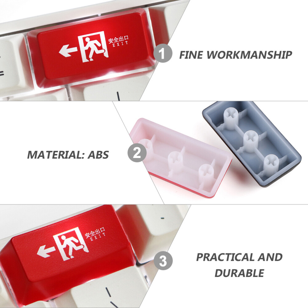 Transparent See-Through Mechanical Keyboard Keycap Replacement Set