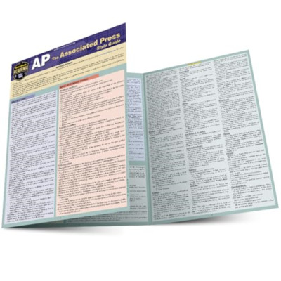 AP - Associated Press Style Guide: A Quickstudy Laminat - BOOK NEW Stromer, Lila