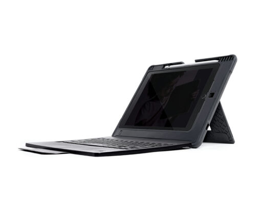STM DUX Keyboard Folio Stand Case Cover for iPad 9.7" Black - Picture 2 of 6