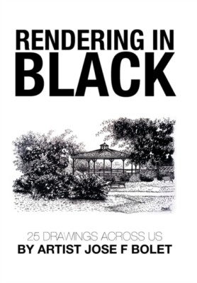 Bolet - Rendering in Black  25 drawings across US by Artist - New hard - X555z