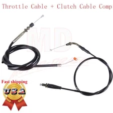 ATV Throttle Cable & Clutch Cable Comp For Honda Sportrax TRX400EX 400 1999-2004