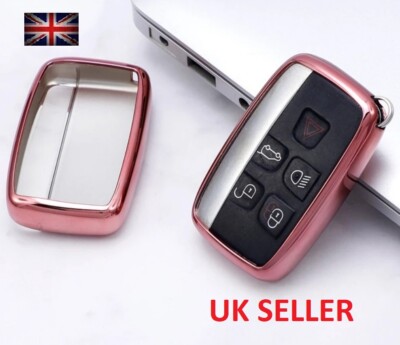 FERNBEDIENUNGSHÜLLE FÜR RANGE ROVER SPORT EVOQUE DISCOVERY VOGUE SCHLÜSSELETUI ROSEGOLD ROSA
