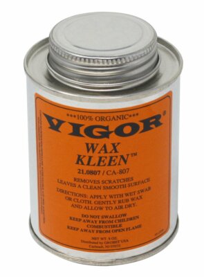 8 Oz Vigor Wax Kleen Wax Pattern Smoothing Cleaning Casting Scratch Removal