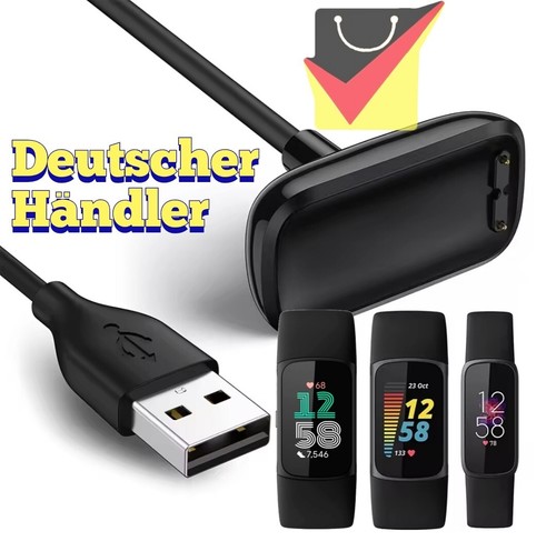 Ladekabel USB Kabel für Fitbit Charge 6 / 5 / Luxe / Special charger data cable - 第 1/13 張圖片
