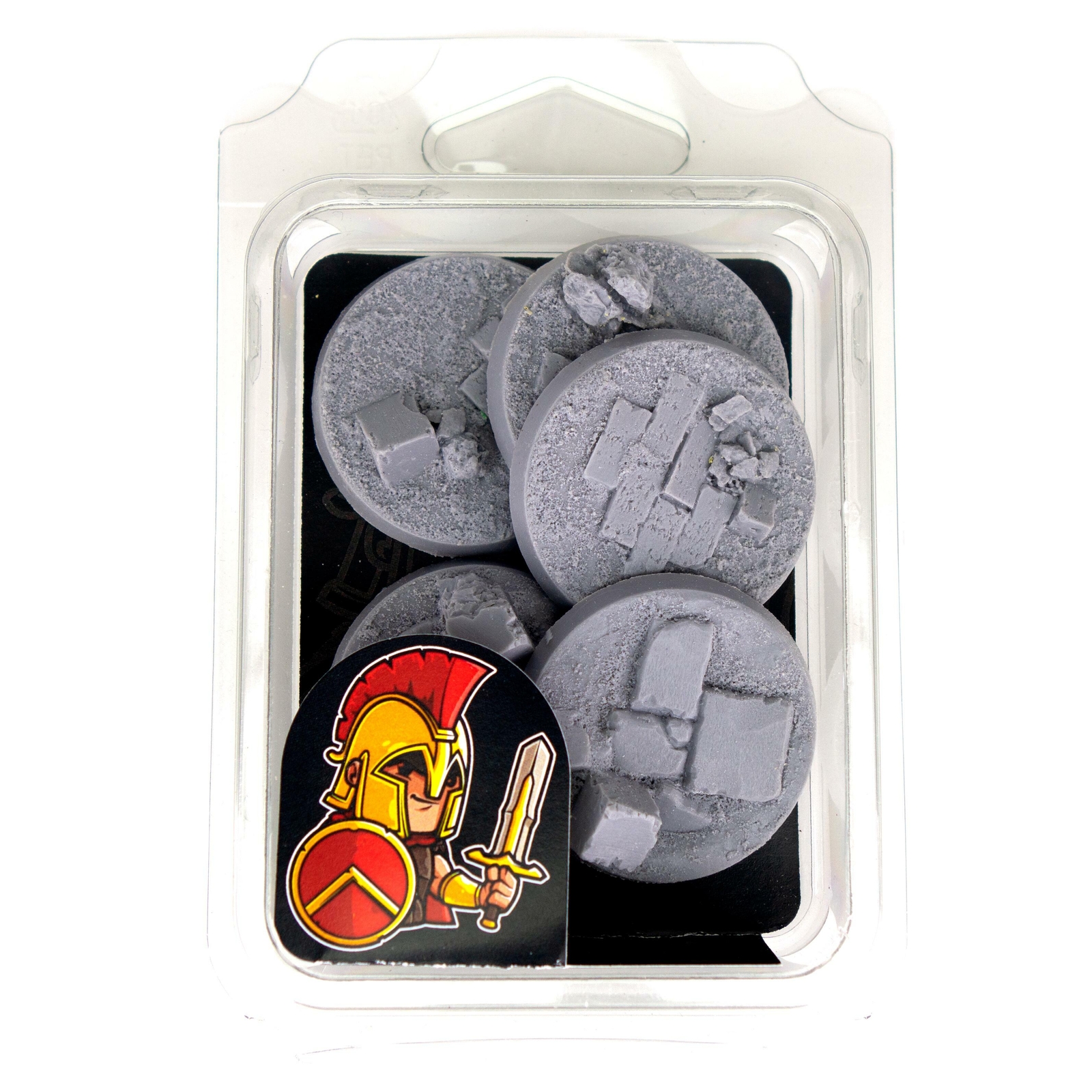 Resin Bases Bases - 40mm x5 (Stone Ruins a)