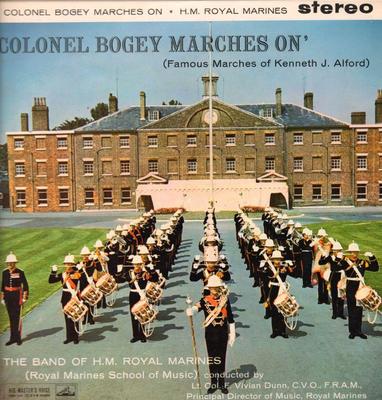 The Band of H.M Marines(Vinyl LP)Colonel Bogey Marches On-HMV-CSD 1282-Ex-/Ex