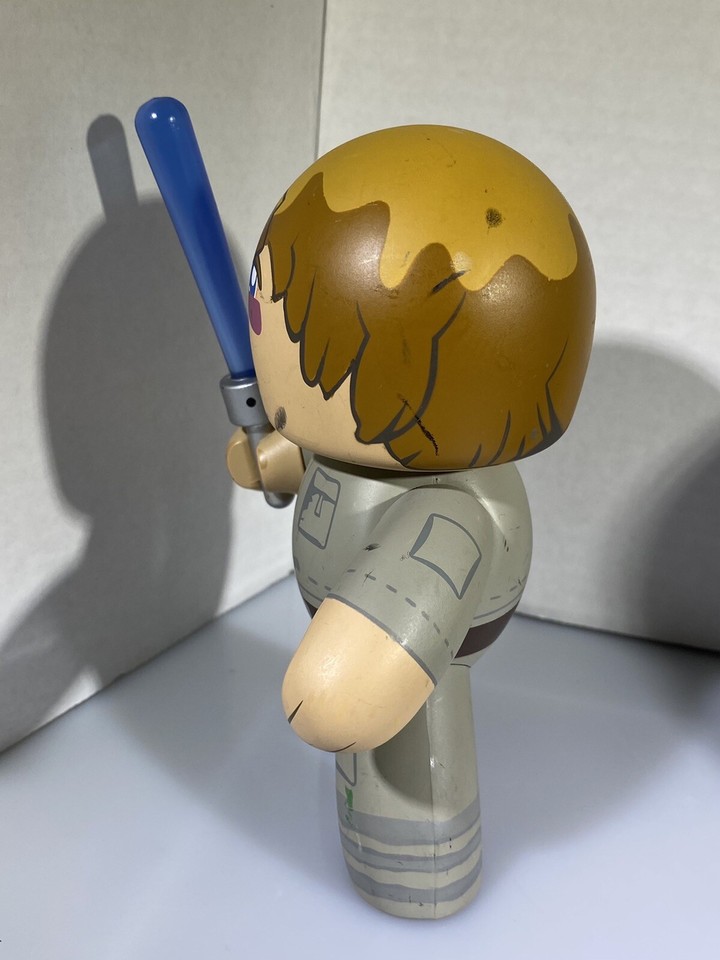 Mighty Muggs – Figurine Star Wars Luke – 15 Cm – Expressions Changeantes – Collection 24 Persos