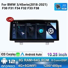 For BMW 3/4 Series F30 F31 F32 F34 F36 2018-2021 CarPlay Car Stereo Radio Player