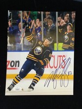 Marcus Foligno Signed 8x10 Color Photo JSA -1 #