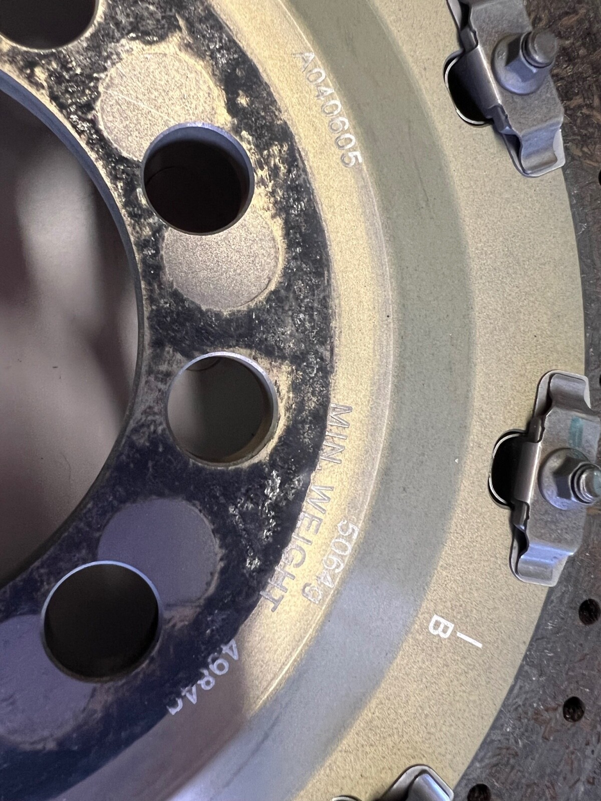 ferrari ccm carbon ceramic front brake rotor nice 271703 458 challenge rear disc