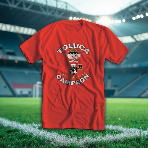 Camiseta Playera Retro del Toluca Campeón 2025 Diablos Rojos Campeones 11 - Imagen 2 de 4