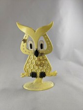 VINTAGE OWL METAL EARRING JEWELRY TREE STAND HOLDER 20 Pr