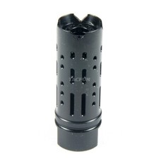 Muzzle Brake 1/2x28 Pitch Thread for .223/5.56/22lr + Crush Washer & Jam Nut