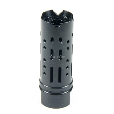 Muzzle Brake 1/2x28 Pitch Thread for .223/5.56/22lr + Crush Washer & Jam Nut