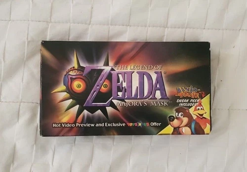 Legend of Zelda Majora's Mask N64/Banjo Tooie Preview VHS Tape Toys R Us 2000