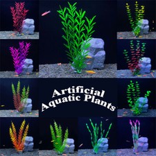 1pcs Artificial Aquatic Plants Ornament Fish Tank Plastic Water Grass Fake Plant