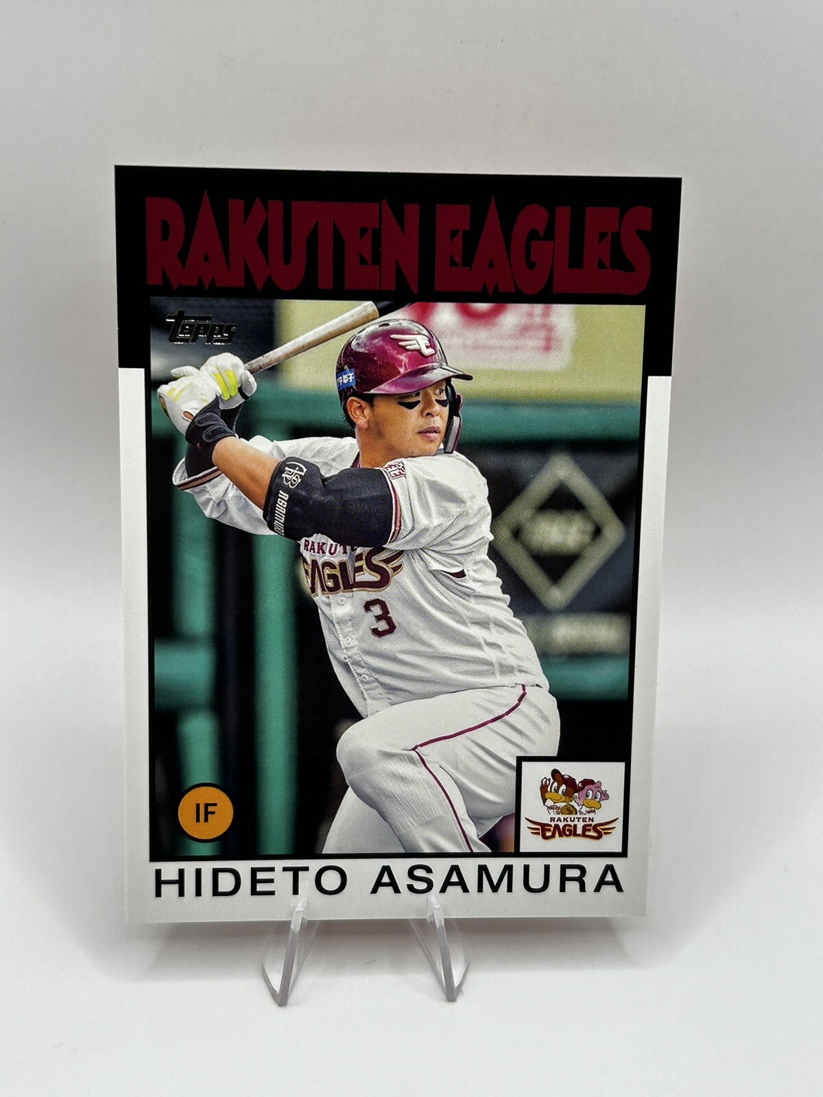 Hideto Asamura 2021 Topps NPB #86-HA 1986 Topps Baseball Rakuten Eagles