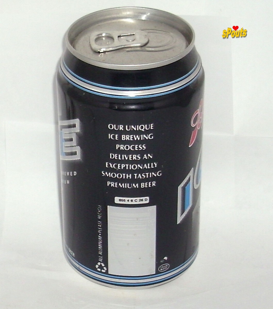 EMPTY BEER CAN JOS. SCHLITZ BLACK ICE BREW PREMIUM DETROIT