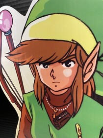Legend Of Zelda Nes Standee 18x36&rdquo; Letrero de Pantalla Personalizado Nintendo