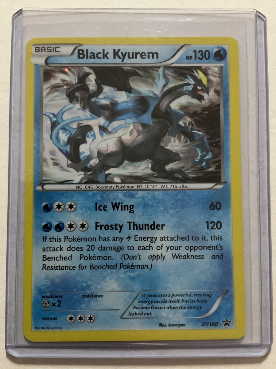 Pokemon Card - Promo - Black Kyurem - XY160