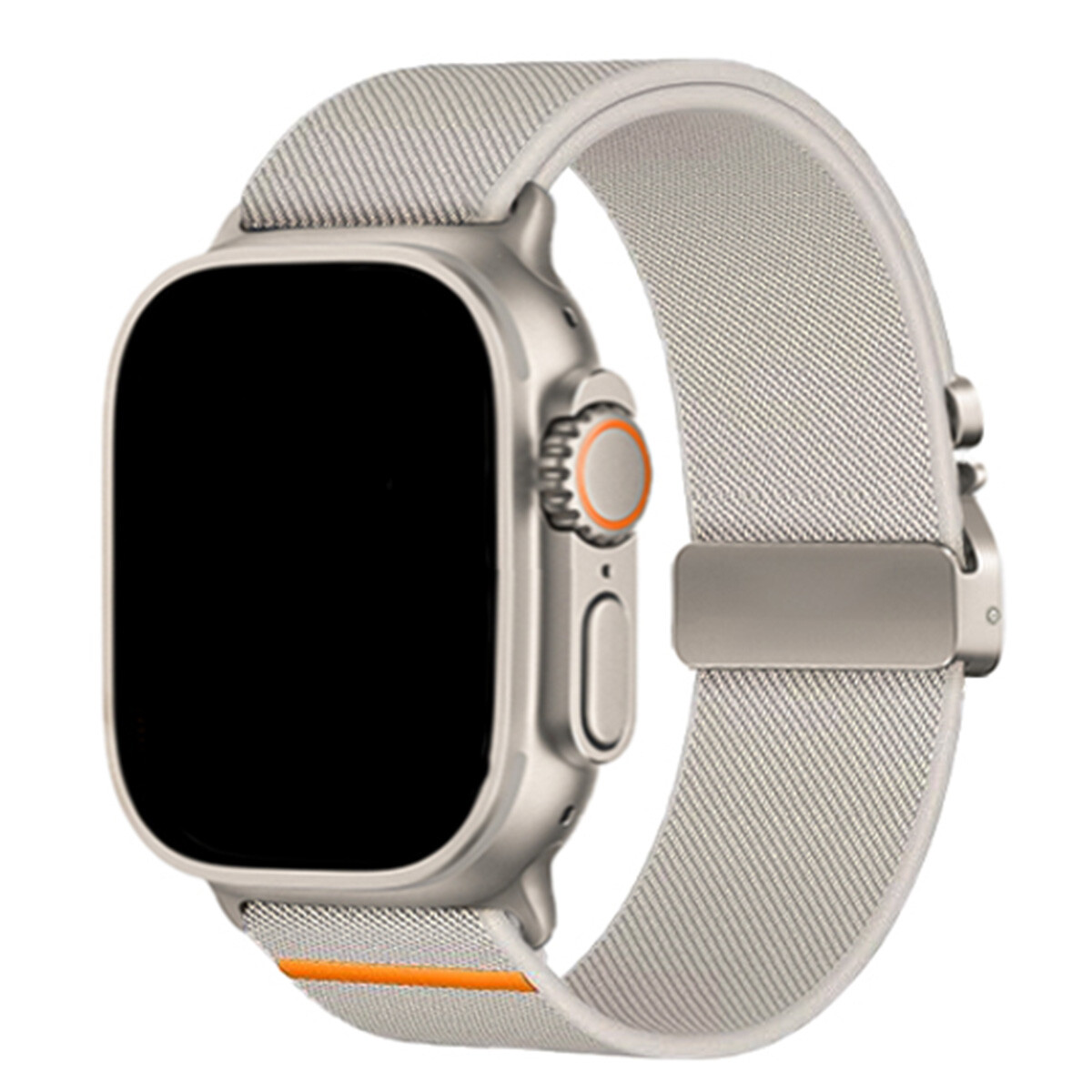 Nylon Solo Loop Band Parachute-style Buckle For Apple Watch Ultra