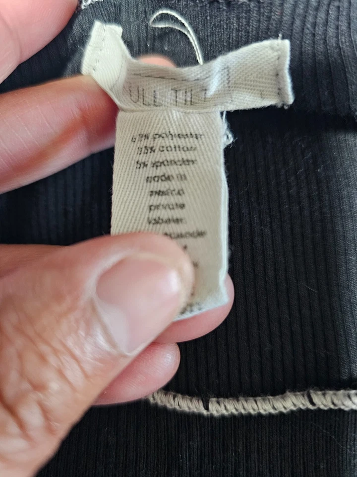 Женский полный наклон укороченный верхний короткий рукав блузка размер большой Jr черный и белый - Изображение 2 из 4